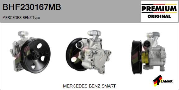 FLAMAR BHF230167MB - Hidrosūknis, Stūres iekārta ps1.lv