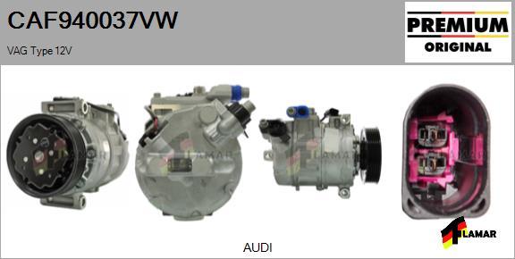 FLAMAR CAF940037VW - Kompresors, Gaisa kond. sistēma ps1.lv