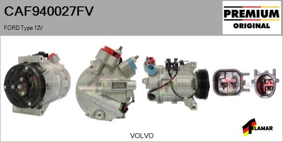 FLAMAR CAF940027FV - Kompresors, Gaisa kond. sistēma ps1.lv