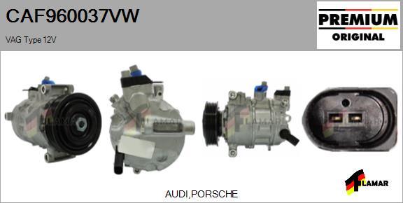 FLAMAR CAF960037VW - Kompresors, Gaisa kond. sistēma ps1.lv