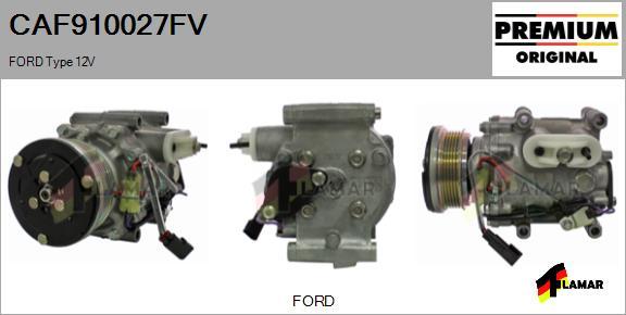 FLAMAR CAF910027FV - Kompresors, Gaisa kond. sistēma ps1.lv