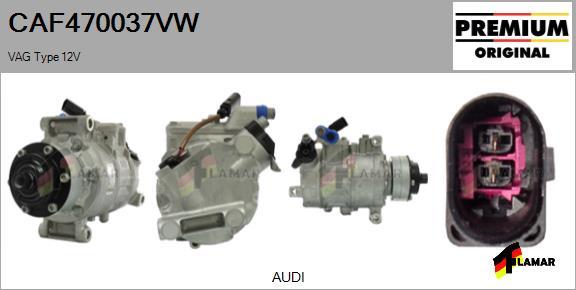 FLAMAR CAF470037VW - Kompresors, Gaisa kond. sistēma ps1.lv