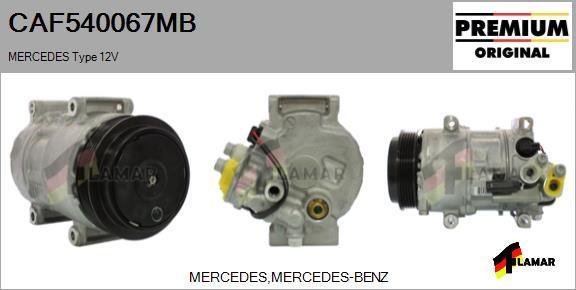 FLAMAR CAF540067MB - Kompresors, Gaisa kond. sistēma ps1.lv