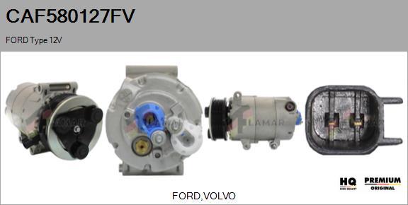 FLAMAR CAF580127FV - Kompresors, Gaisa kond. sistēma ps1.lv