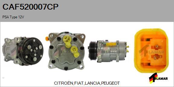 FLAMAR CAF520007CP - Kompresors, Gaisa kond. sistēma ps1.lv