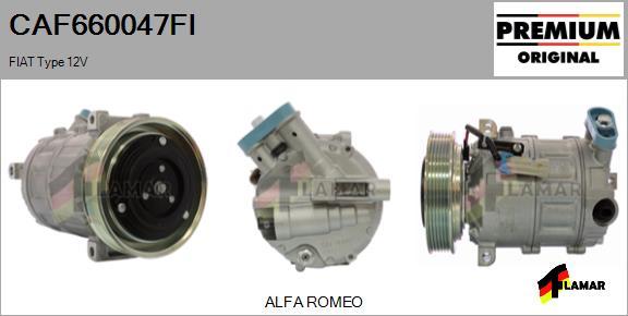 FLAMAR CAF660047FI - Kompresors, Gaisa kond. sistēma ps1.lv