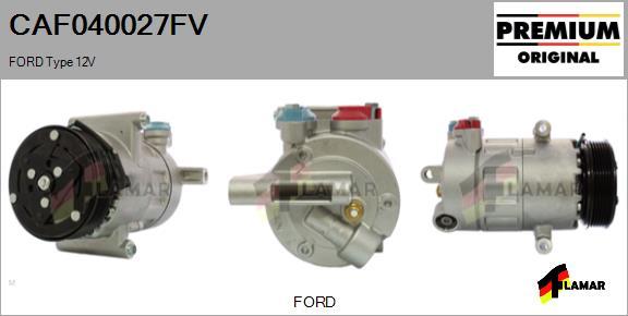 FLAMAR CAF040027FV - Kompresors, Gaisa kond. sistēma ps1.lv