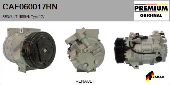 FLAMAR CAF060017RN - Kompresors, Gaisa kond. sistēma ps1.lv