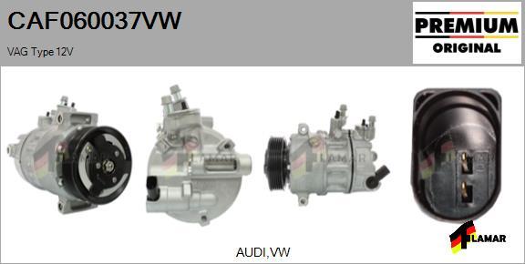 FLAMAR CAF060037VW - Kompresors, Gaisa kond. sistēma ps1.lv