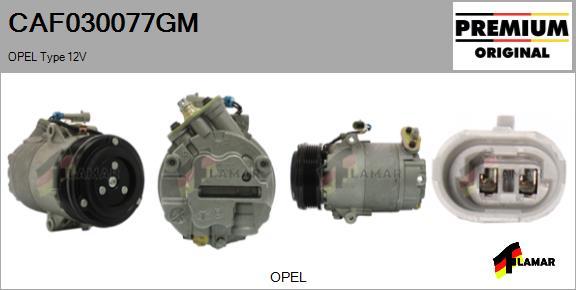 FLAMAR CAF030077GM - Kompresors, Gaisa kond. sistēma ps1.lv