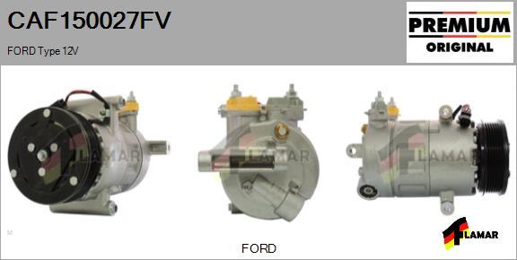 FLAMAR CAF150027FV - Kompresors, Gaisa kond. sistēma ps1.lv