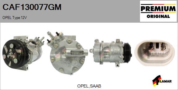 FLAMAR CAF130077GM - Kompresors, Gaisa kond. sistēma ps1.lv