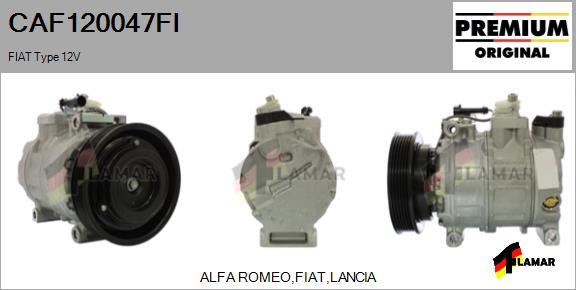 FLAMAR CAF120047FI - Kompresors, Gaisa kond. sistēma ps1.lv