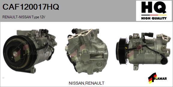 FLAMAR CAF120017HQ - Kompresors, Gaisa kond. sistēma ps1.lv