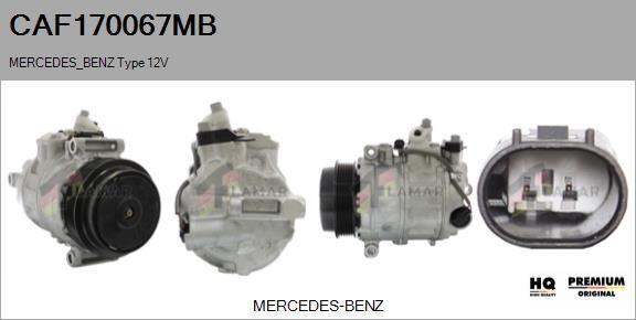 FLAMAR CAF170067MB - Kompresors, Gaisa kond. sistēma ps1.lv