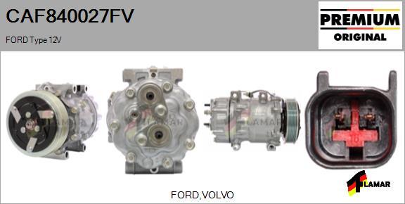 FLAMAR CAF840027FV - Kompresors, Gaisa kond. sistēma ps1.lv