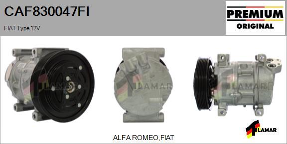 FLAMAR CAF830047FI - Kompresors, Gaisa kond. sistēma ps1.lv