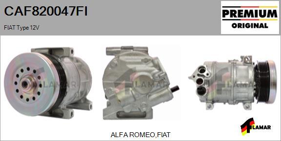 FLAMAR CAF820047FI - Kompresors, Gaisa kond. sistēma ps1.lv