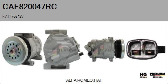 FLAMAR CAF820047RC - Kompresors, Gaisa kond. sistēma ps1.lv