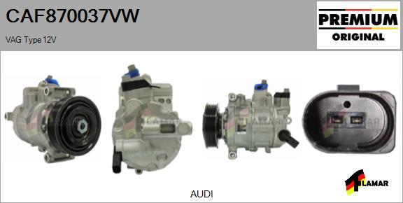 FLAMAR CAF870037VW - Kompresors, Gaisa kond. sistēma ps1.lv