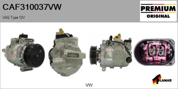 FLAMAR CAF310037VW - Kompresors, Gaisa kond. sistēma ps1.lv