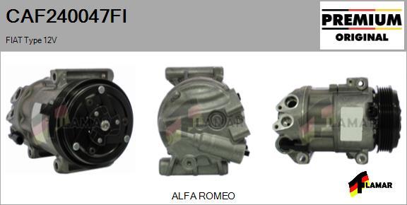 FLAMAR CAF240047FI - Kompresors, Gaisa kond. sistēma ps1.lv