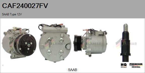 FLAMAR CAF240027FV - Kompresors, Gaisa kond. sistēma ps1.lv