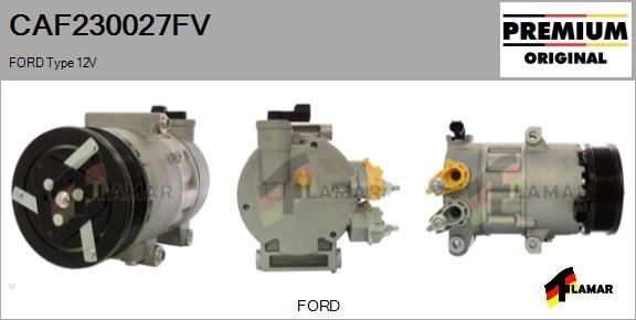 FLAMAR CAF230027FV - Kompresors, Gaisa kond. sistēma ps1.lv