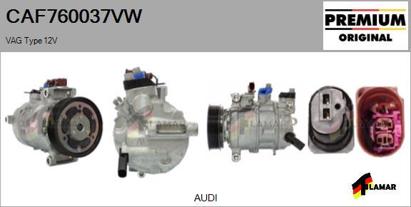 FLAMAR CAF760037VW - Kompresors, Gaisa kond. sistēma ps1.lv