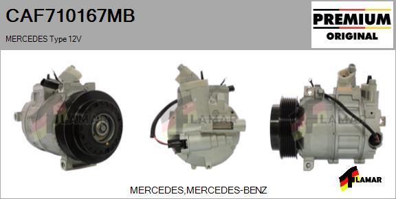 FLAMAR CAF710167MB - Kompresors, Gaisa kond. sistēma ps1.lv