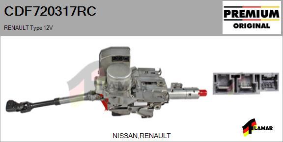 FLAMAR CDF720317RC - Stūres statne ps1.lv