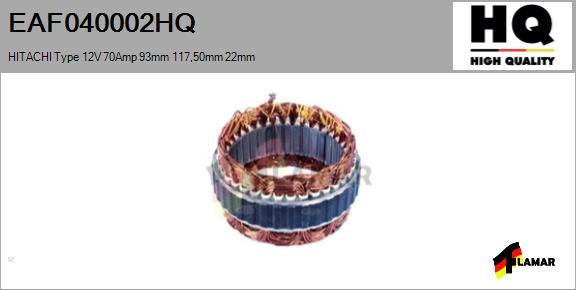 FLAMAR EAF040002HQ - Stators, Ģenerators ps1.lv