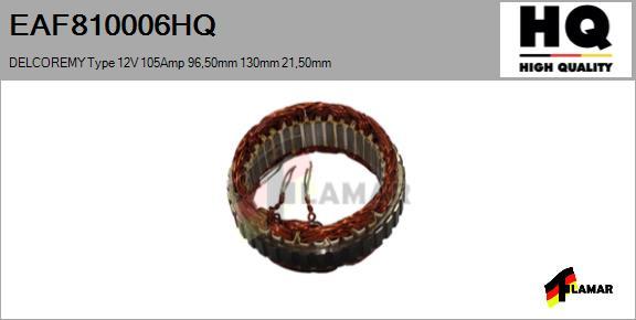 FLAMAR EAF810006HQ - Stators, Ģenerators ps1.lv