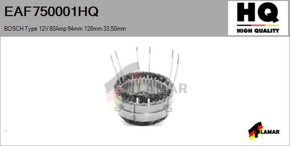 FLAMAR EAF750001HQ - Stators, Ģenerators ps1.lv