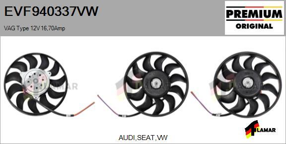 FLAMAR EVF940337VW - Ventilators, Motora dzesēšanas sistēma ps1.lv