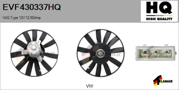 FLAMAR EVF430337HQ - Ventilators, Motora dzesēšanas sistēma ps1.lv