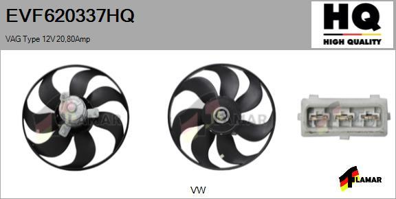 FLAMAR EVF620337HQ - Ventilators, Motora dzesēšanas sistēma ps1.lv