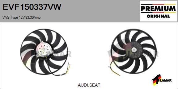 FLAMAR EVF150337VW - Ventilators, Motora dzesēšanas sistēma ps1.lv