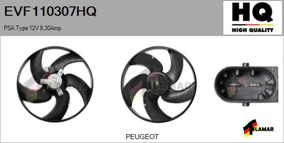 FLAMAR EVF110307HQ - Ventilators, Motora dzesēšanas sistēma ps1.lv