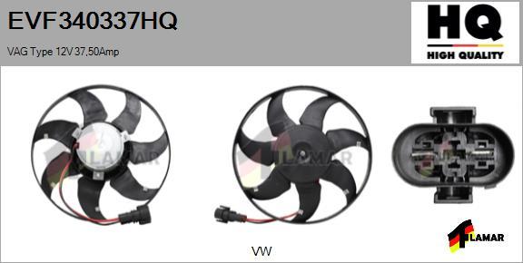 FLAMAR EVF340337HQ - Ventilators, Motora dzesēšanas sistēma ps1.lv