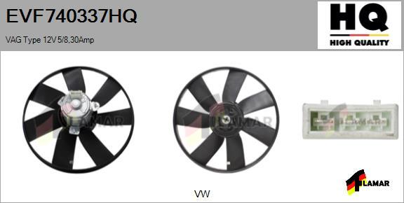 FLAMAR EVF740337HQ - Ventilators, Motora dzesēšanas sistēma ps1.lv