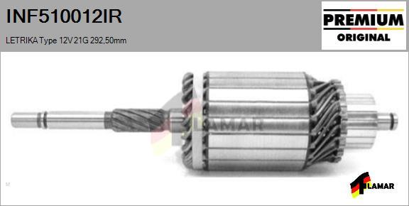 FLAMAR INF510012IR - Enkurs, Starteris ps1.lv