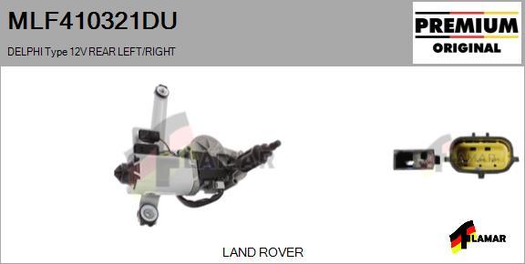 FLAMAR MLF410321DU - Stikla tīrītāju motors ps1.lv