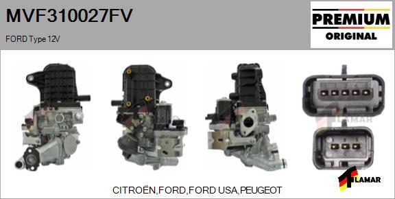 FLAMAR MVF310027FV - Izpl. gāzu recirkulācijas modulis ps1.lv