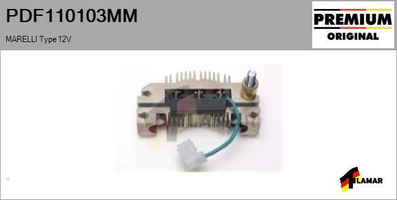 FLAMAR PDF110103MM - Taisngriezis, Ģenerators ps1.lv