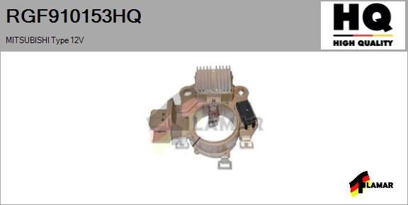 FLAMAR RGF910153HQ - Ģeneratora sprieguma regulators ps1.lv