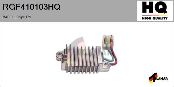 FLAMAR RGF410103HQ - Ģeneratora sprieguma regulators ps1.lv