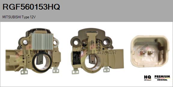 FLAMAR RGF560153HQ
 - Ģeneratora sprieguma regulators ps1.lv