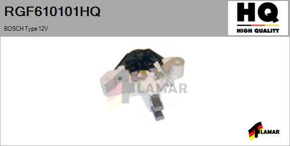 FLAMAR RGF610101HQ - Ģeneratora sprieguma regulators ps1.lv