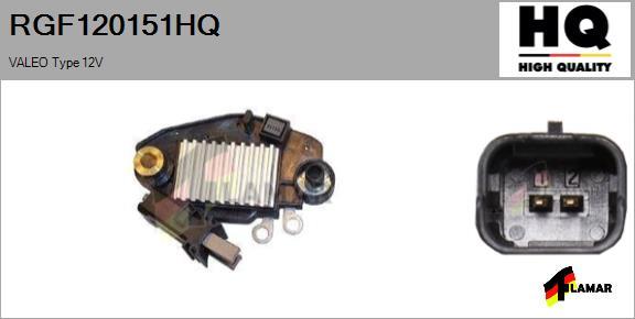 FLAMAR RGF120151HQ - Ģeneratora sprieguma regulators ps1.lv